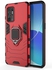 Compatible With Oppo Reno6 4G Black Panther Back Cover (Red)