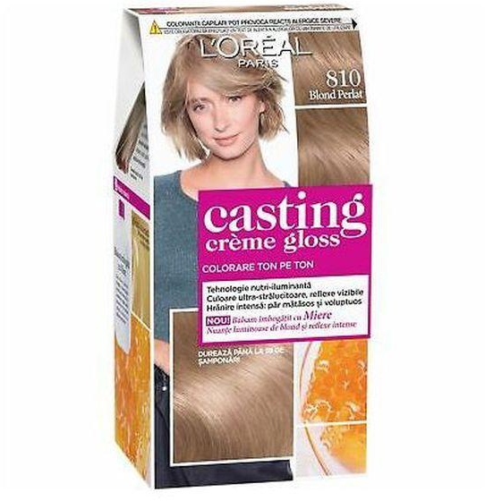 L'Oreal Paris Casting Crème Gloss Hair Color - 810 Ashy Blonde