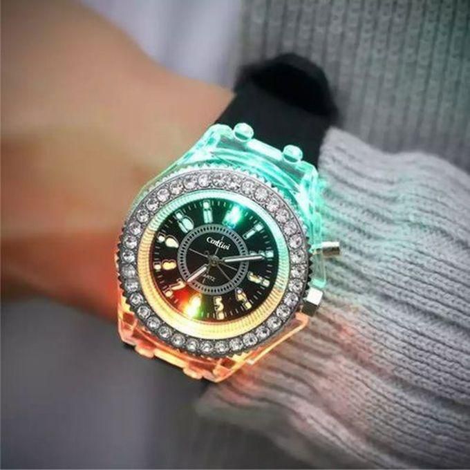 Centlivi New Geneva LED Backlight Sport Waterproof Quartz Wrist Watch