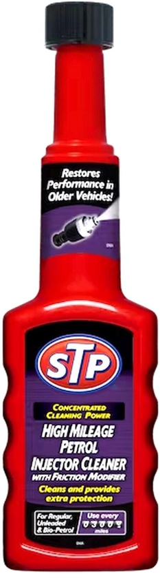 STP High Mileage Petrol Injector Cleaner Clear 200ml