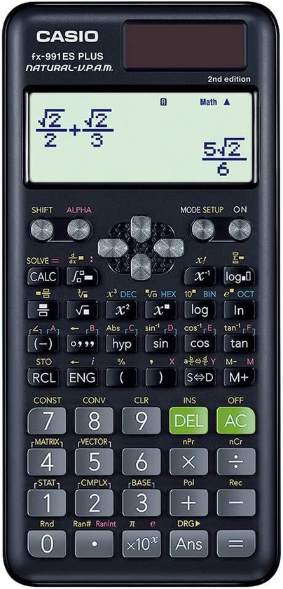 Casio FX-991ES Plus-2nd Edition Technical and Scientific Calculator FX-991ES Plus 2nd Edition