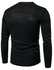 Knit Blends Long Sleeve Distressed Sweater - Black - M