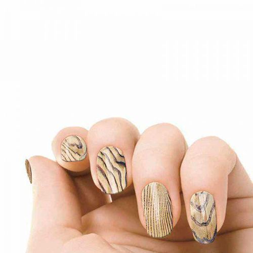Wood - Nail Stickers