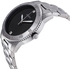 Guess Men's Black Dial Stainless Steel Band Watch -U0416G1