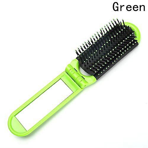 Fashion Portable Travel Folding Hair Brush With Mirror Compact Pocket Size  Comb New HIGH price from jumia in Nigeria - Yaoota!