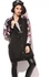 Hot women jacket Slim thin checkered Tweed coat Large size casual O-Neck Plaid Jacket loose outwear black XL