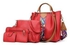 Women's Bag, Cross Body Bag, Women's Shoulder Bag And Small Bag Wallet And Keychain -red