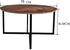 Coffee Table, 75 cm, Black/Wood - AFC70