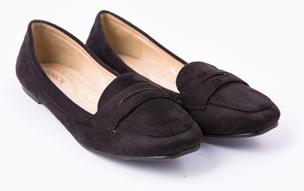 Basicxx Black Loafers For Women Black Size 37
