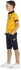 Basicxx Stripe Polo Shirt for Teen Boys 11-12 Years Yellow