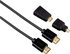 Hama High Speed HDMI Cable With Ethernet 1.5M + 2 HDMI Adapters | HA54561