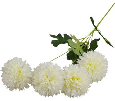 باقة زهور للزينة أبيض كريمي