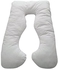 Dubai Gallery U Shaped Maternity Pillow Cotton Blend White 140X80Centimeter