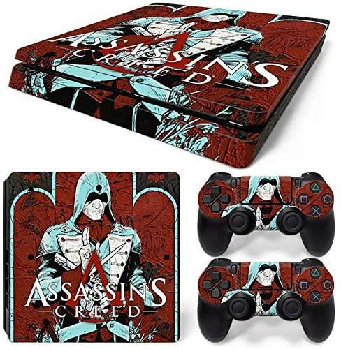 Skins for PS4 Console - Stickers for Playstation 4 Games - Decals Cover for PS4 Slim Sony Play Station Four Console PS4 Pro Accessories-Assassin's Creed