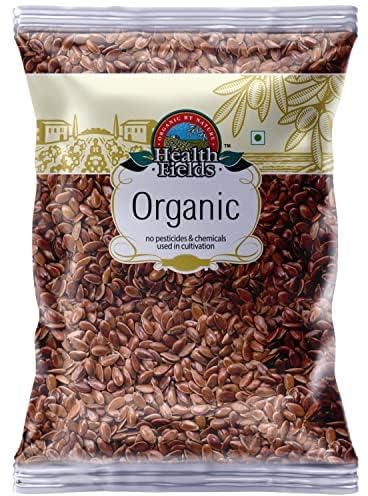 Health Fields Organic Roasted Flax Seeds,100 Gm