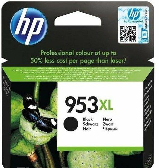 HP 953Xl Black Ink Cartridge, L0S70Ae