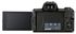 كاميرا EOS M50 Mark II رقمية دون مرآة مع عدسة 15-45 مم، بلون أسود
