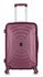 Senator Hard Case Medium Suitcase Luggage Trolley For Unisex ABS Lightweight Travel Bag with 4 Spinner Wheels KH2005 Maroon