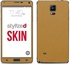 Stylizedd Premium Vinyl Skin Decal Body Wrap for Samsung Galaxy Note 4 - Brushed Gold