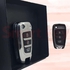 TPU SILVER Car Key Case Cover For Hyundai ELANTRA CN7-3 Button FLIP Remote - TPU Silver Remote (cover) Case for 2020+ Hyundai Antra CN7