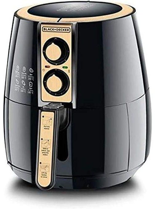 BLACK+DECKER Air Fryer Without Oil BLACK+DECKER - 4 L - 1500 Watt - Black- ‎AF300-B5