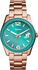 Fossil Women's Green Dial Stainless Steel Band Watch - ES3730