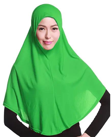 80cm long Crystal linen cloth full cover Stretch Elastic Adjustable Fashion Islamic Hijab