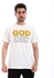 Izor "God Did" Printed Short Sleeves T-Shirt - White