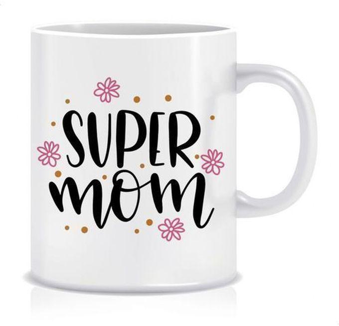 Fast Print printed mug - Super Mom Mug - white