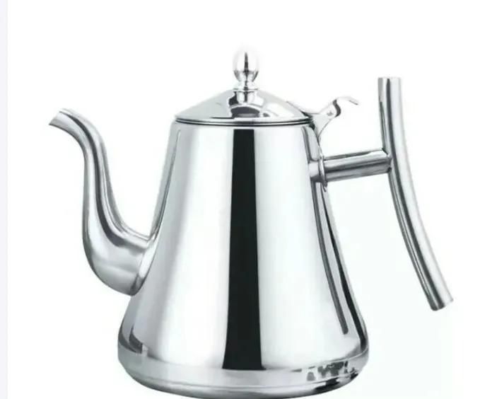 Stainless Steel Silver Teapot