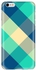 Stylizedd  Apple iPhone 6 Plus Premium Slim Snap case cover Gloss Finish - Checkered Aqua  I6P-S-19