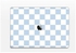 غطاء لاصق بنقشة مربعات صغيرة لجهاز ماك بوك برو تاتش بار 15 2015 أزرق