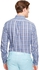 بولو رالف لورين قميص قطن ازرق غامق قبة قميص -رجال