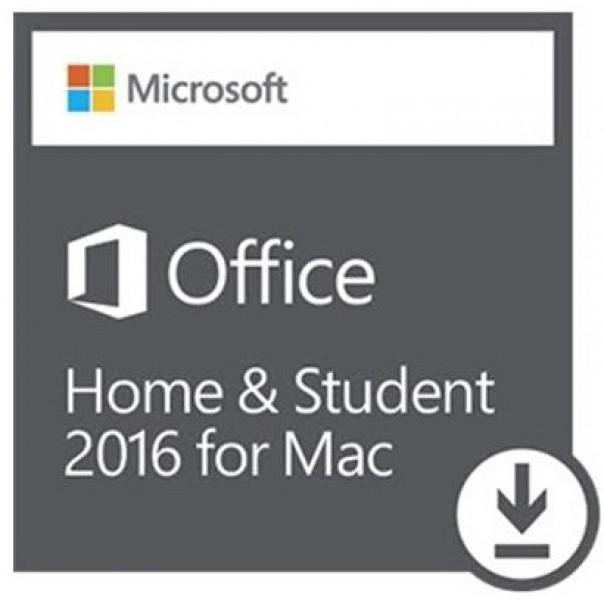 Microsoft GZA00722 Office Mac Home & Student Software 2016 Online Product Key License