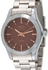 Stylito Women's Maroon Dial Metal Band Watch