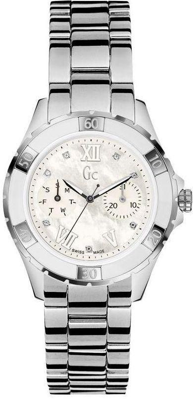 Guess Sport Class XL-S Glam Women's Mother of Pearl Dial Stainless Steel Band Watch - X75102L1S