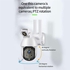 1080P WIFI PTZ IP Camera Dual Lens IR Cam Wireless Zoom CCTV Surveillance Home Security Camera