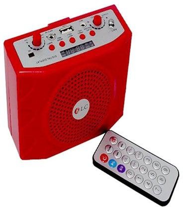 راديو محمول مع جهاز تحكم عن بعد موديل DLC-137R 1552928225-9043 أحمر