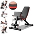 Adjustable Weight Bench Foldable Sit Up Bench 4 In 1 Multi Purpose