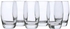 Luminarc Glass Salto Tumbler Set of 6-Piece, Clear DH2896