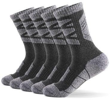 5 Pairs Men's Outdoor Fitness Breathable Sports Socks 27x16x3cm