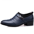Men's Dress Shoes Solid Color Business Pointed Toe Shoes