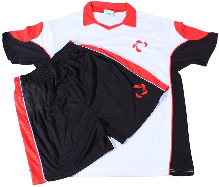 Didos Dsu-011 Football Training Suit For Unisex-White Black Large