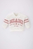 Defacto Baby Girl Polo Neck Printed Sweatshirt