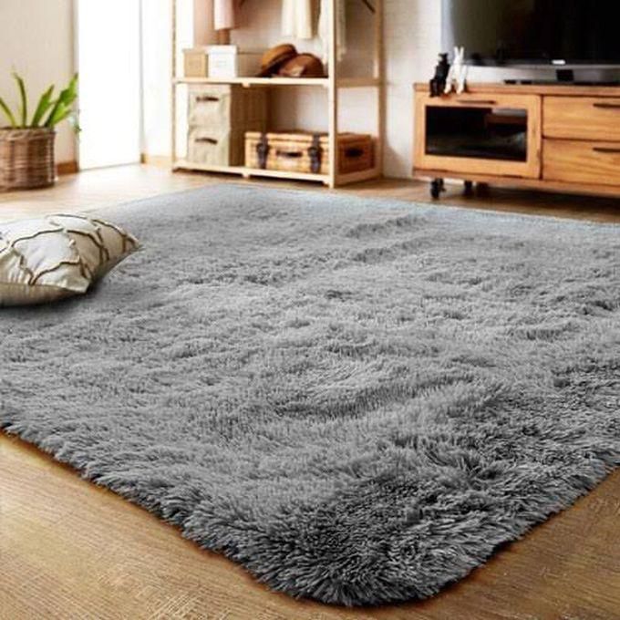 Fluffy Carpets 5*8 Grey