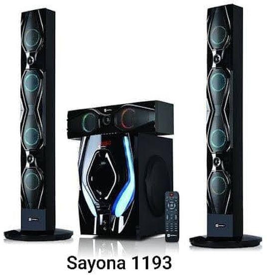 Sayona 3.1CH SHT-1293BT Subwoofer System With Tallboys