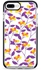 Protective Case Cover For Apple iPhone 8 Plus Purple Spring Full Print