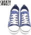 Shoozy Lace Up Sneakers - Blue