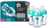 tommee tippee X3 pack decorated blue anti colic tommee tippee bottle set