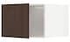 METOD Top cabinet for fridge/freezer, white/Lerhyttan black stained, 60x40 cm - IKEA